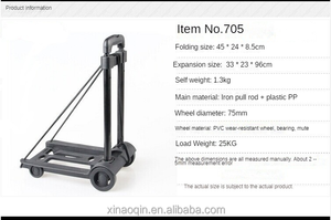 Cá Nhân Di Động Dolly Xe Đẩy Mua Sắm Giỏ Hàng Carrito De Compras Plegable Chariot De Các Khóa Học Mini Gấp Hành Lý Xe Đẩy - Product Image 2