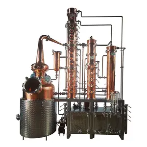 DYE 300L cuivre vodka alambic brandy distillateur whisky produisant Gin distillation rhum alambic Pot encore Distillation à vendre