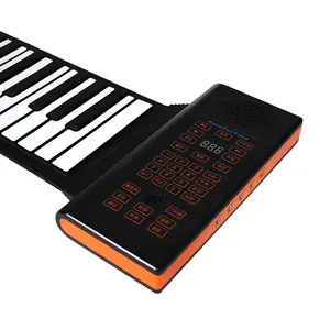 Verbeterde 61 Toetsen Roll Up Piano, Nieuwe Draagbare Piano Zachte Siliconen Flexibele Elektronische Muziek Keyboard Piano