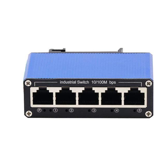 Fast Ethernet MINI Size 5 Ports POE Switch DIN-Rail Industrial 10/100Mbps Unmanaged PW-GY5ET-MINI Full-Duplex/Half-Duplex