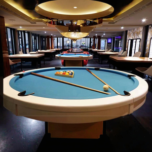 Bàn bida/billiard gỗ chuyên nghiệp, hiện đại kiểu Mỹ, kích thước 7ft, 8ft, 9ft, bán buôn, dùng trong nhà, thương mại, dành cho quán bar - Product Image 2