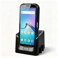 Lecteur UHF portable longue portée Android 15 de 6 pouces, téléphone robuste mobile avec scanner, batterie 6000 mAh