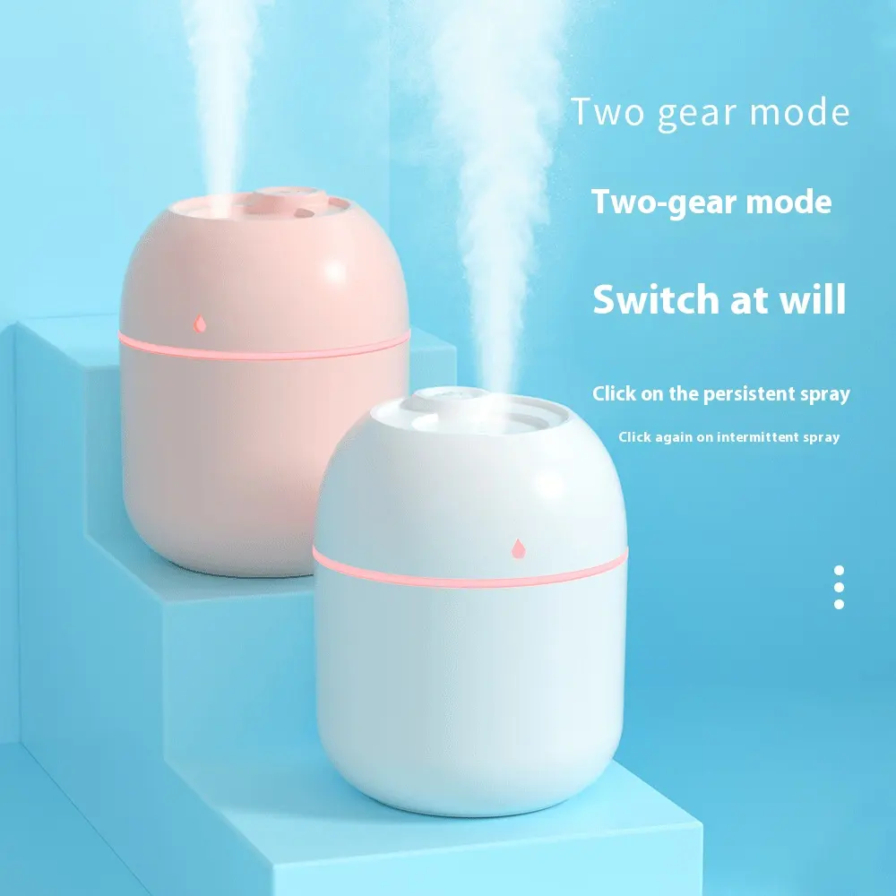 Hot sale ultrasonic 220 ml H2o mini cup heavy mist amount essential oil aroma diffuser car usb air humidifier