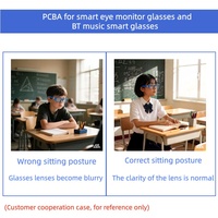 Solution de carte mère pour lunettes intelligentes BT, conception de dispositif portable, carte mère personnalisée pour les appareils portables, module de lunettes audio intelligentes