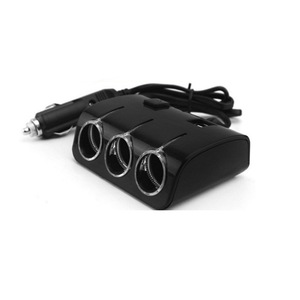 ที่จุดบุหรี่ในรถยนต์แบบแยกส่วน 3 พอร์ต ช่องเสียบ USB คู่ 60W สำหรับชาร์จโทรศัพท์มือถือ อุปกรณ์อิเล็กทรอนิกส์ในรถยนต์ - Product Image 4