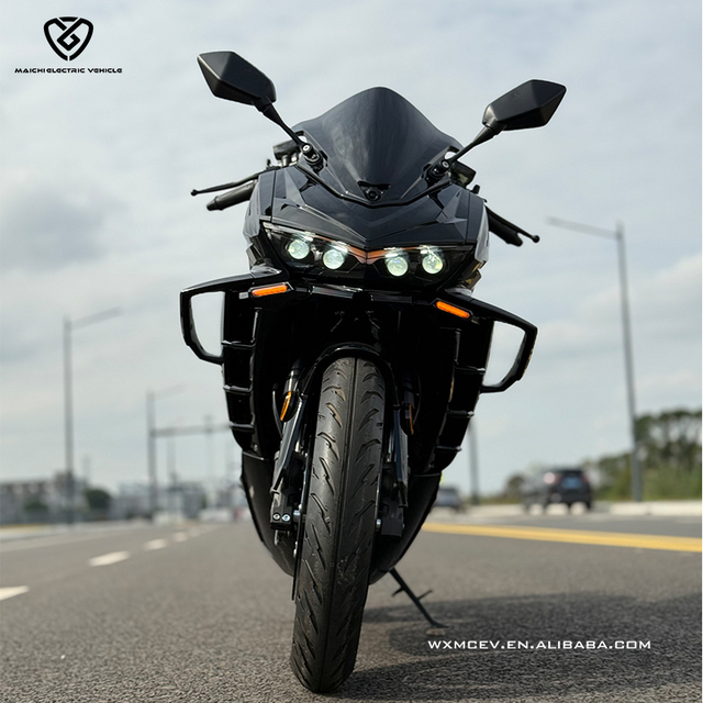 New Wholesale Customized Racing Electric Motorcycle Manufacturer Direct Sales High-power 72V H400-M Model Speed 130 km/h Jiangsu