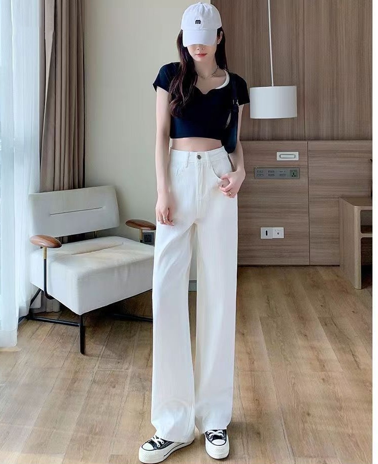 Pantalon Étendu Blanc