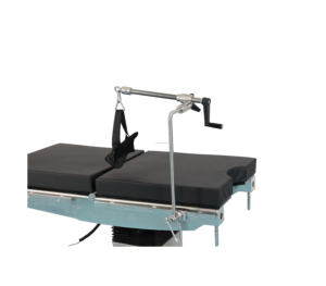 Système de traction de la cheville chirurgical réglable pour table d'opération avec dispositif de soutien de la cheville et cadre de traction du pied - Product Image 1