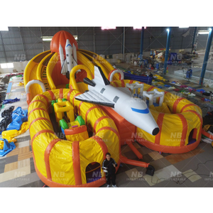 Trampolín Inflable Comercial para Adultos, Tobogán Acuático, Piscina, Parque Acuático Inflable para Jardín, Fabricado en China, Modelo 211, Personalizable - Product Image 1