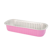 Barquette de cuisson jetable en aluminium de 200 ml, mini-récipient à gâteau, résistant au four, rectangulaire, écologique, qualité alimentaire, pour pâtisserie maison et desserts