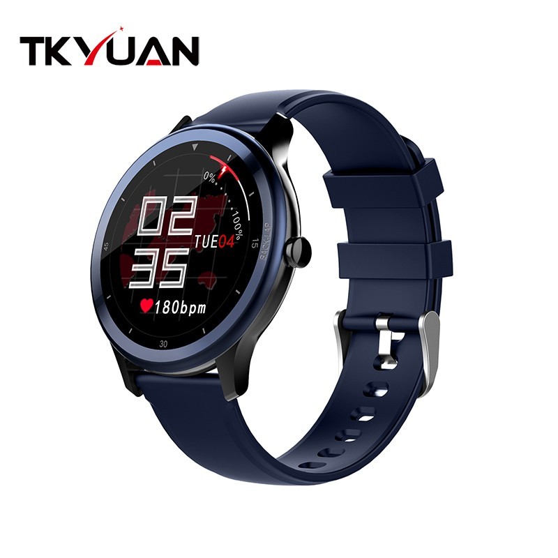 GUANGDONG OEM Factory IP68 Waterproof Fitness Band Round Watch Smart Bracelet Women with 24 Sport modes and Multi-dial optional