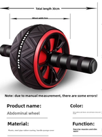 Vente en gros classique Entraînement Ab Roller Wheel Abdominal Home Fitness Exercice Ab Wheel Roller Sculpture abdominale avec tapis de genou gratuit