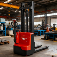 Gerbeur électrique autoporté CE JAKI QES1530E 1,5T, levage 3 mètres, batterie lithium-ion, chariot élévateur d'entrepôt haute performance