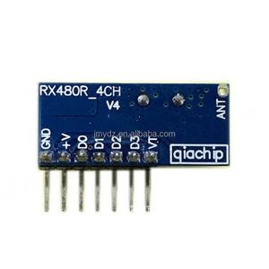 Nuevo Módulo Receptor Inalámbrico RX480E-4 DC 3.3-5V de 433Mhz con Decodificación, Sin Plomo/RoHS - Product Image 3
