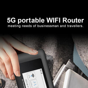 Routeur WiFi 6 double bande Karbor MF511 Pocket 5G Hotspot avec emplacement pour carte SIM, écran LCD 2,4 pouces, USB Type-C, 1750 Mbps LAN, WPS pour SOHO - Product Image 5