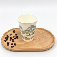 Gobelets en papier jetables écologiques à paroi simple, imperméables, de qualité alimentaire, sans plastique, compostables, avec technologie de mousse APP, pour bar