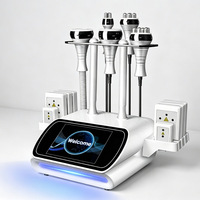Appareil portable 6 en 1 pour le raffermissement et le rajeunissement de la peau du visage par aspiration 40k R&F et la lipocavitation corporelle