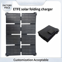 Chargeur solaire pliable 25W USB-C à charge rapide, panneau solaire monocristallin portable pour la randonnée, le camping et les activités de plein air