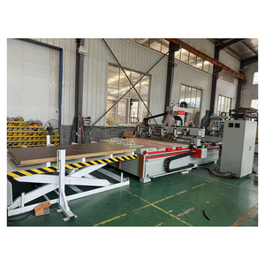 Làm Tổ Syntec Điều Khiển Gỗ <span class=keywords><strong>CNC</strong></span> Router Máy Duy Nhất Trục Chính Làm Mát Không Khí Động Cơ Đa Chức Năng Cho Chế Biến Gỗ - Product Image 1