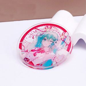 <b>Personalised</b> Sublimation UV Printed Acrylic Coffee Cup Drink <b>Coaster</b> Logo Clear Round Glitter Anime Cute Acrylic <b>Coaster</b> Custom - Product Image 3