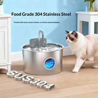 Bebedero para Perros de Acero Inoxidable de 3.2L, Batería de 4000mAh, Carga USB, Dispensador de Agua Inalámbrico para Mascotas, Comedero para Perros y Gatos con Sensor
