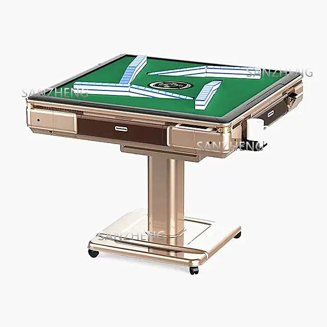 Hot Koop Familie Entertainment Multifunctionele Elektronische Automatische Roller Coaster Mahjong Tafel Eettafel