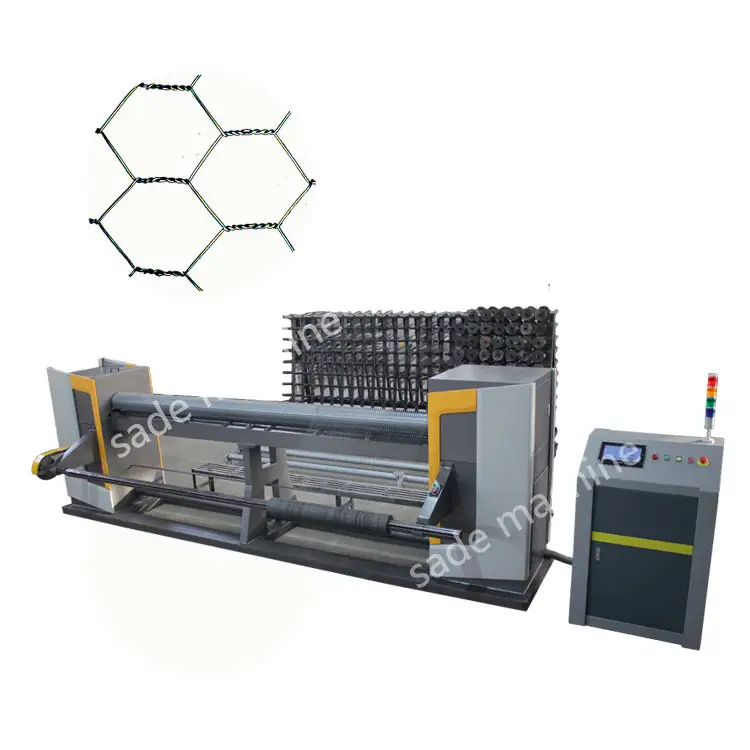 Straight And Reverse Twist used hexagonal wire mesh netting knitting machine