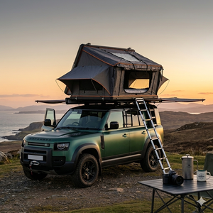 Aluminum Rooftop <b>Tent</b> Hard Car Roof Top for SUV Camping With Telescopic Ladder VG-RTT03 Aluminum <b>Frame</b> and Lightweight f - Product Image 2
