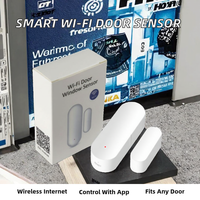 Sensor Inteligente para Puerta/Ventana SQ WIFI con Sensor de Contacto Magnético, Solución Tuya, Control Remoto por Aplicación