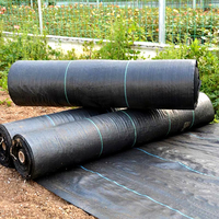 Toile géotextile anti-herbe en PP tissé stabilisée aux UV pour couverture agricole, rouleau de tissu noir, blanc, vert pour le contrôle des adventices et la protection des plantes