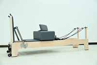 Equipo de Pilates Reformer de Madera de Roble Premium, Kit de Pilates Reformer para Ejercicios de Equilibrio en Venta