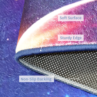 Tapis de sol 3D antidérapant en peluche douce pour salon et chambre à coucher, motif galaxie et univers étoilé, vente en gros
