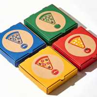 Vente flash - Boîte d'emballage pour pizza personnalisée avec impression couleur et logo