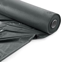 Filumi Imperméable 100% Polyester PE Enduit Velours Tissu 58/60 "Large Charbon de Bois 1m Longueur Couture Matériel Rideaux