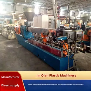 Sợi thủy tinh sợi carbon gia cố nylon Polypropylene vật nuôi vật liệu composite đôi vít đùn granulator đùn - Product Image 2