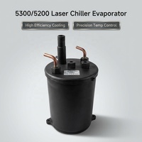 Évaporateur de refroidisseur laser en acier inoxydable SUS304, haute efficacité, résistant à la corrosion, échangeur de chaleur à économie d'énergie