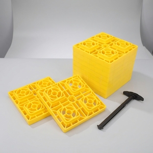 Blocs de nivellement Ambull en ABS, résistants à l'affaissement, patins de calage, butées de <span class=keywords><strong>roue</strong></span> de <span class=keywords><strong>caravane</strong></span>, cales antidérapantes en caoutchouc pour camping-car - Product Image 5