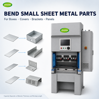 Presse plieuse CNC électrique miniature pour tôles en acier inoxydable et aluminium, petites pièces