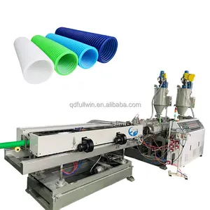 Fullwin 40mm-110mm Kunststoff-DWC-Rohrmaschine PP PE PVC Doppelwand-Strangpresse für wellpappe