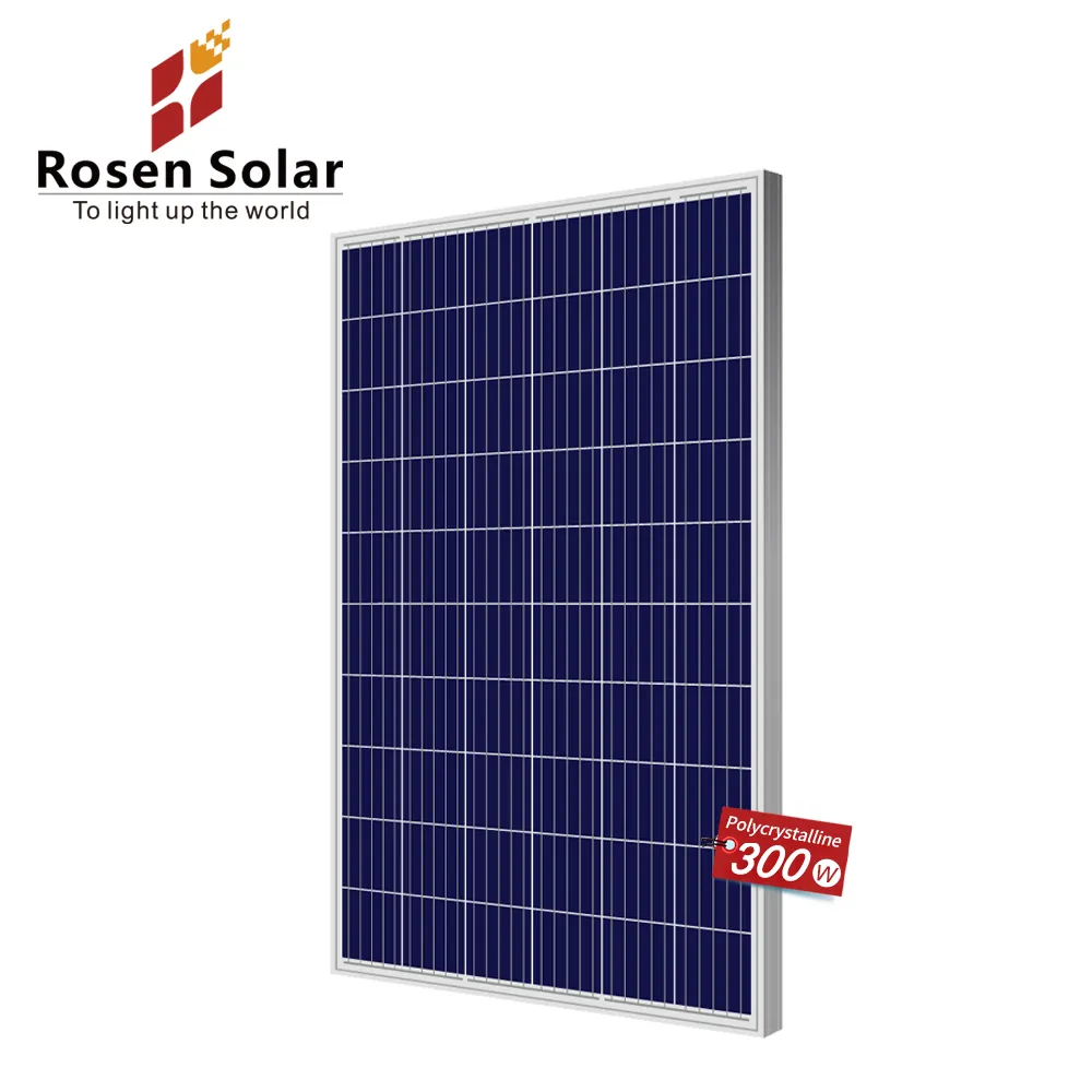 ローゼンポリソーラーパネル価格280w 330w 340wp 350ワット太陽電池、家庭用ソーラーシステム付きソーラーパネル