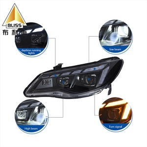 Kit di Retrofit Fari <span class=keywords><strong>Auto</strong></span> TQD10 con Luci Diurne e Effetto Occhio Arrabbiato per Honda Ciimo Civic FD2 2012-2015 - Product Image 6