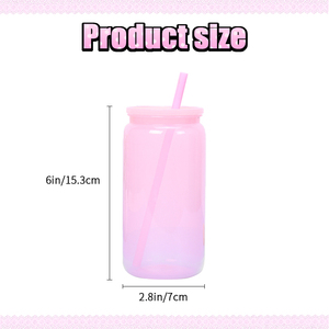 Vasos de Plástico Reutilizables Personalizados con Diseño de Fondo Redondo para Viajes, de 16 oz, para Café, con Tapas y Pajitas para Fiestas - Product Image 3