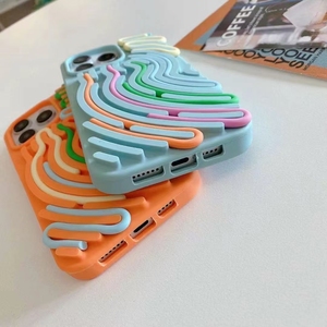 Bán Buôn 3D Silicone Điện Thoại Di Động Bìa Trường Hợp Mới Nhất Câu Đố Thiết Kế Điện Thoại Di Động Bìa Trường Hợp 11 Pro Max 12 Pro Max 16 Pro Max - Product Image 3