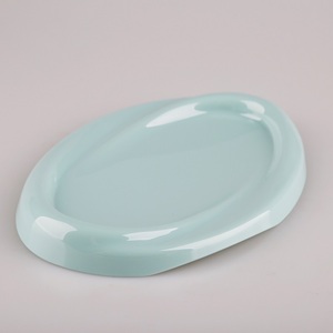 Assiette à salade en mélamine en forme d'arc, 8 pouces, passe au lave-vaisselle, plat de service - Product Image 5