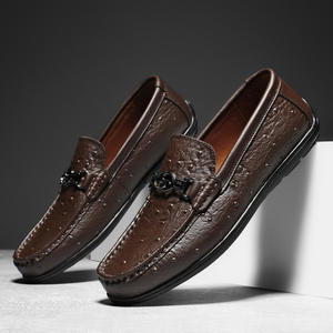 Offerta Speciale: <span class=keywords><strong>Scarpe</strong></span> da Guida Casual da <span class=keywords><strong>Uomo</strong></span> in Vera Pelle di Vacchetta di Prima Qualità, Slip-On - Product Image 3