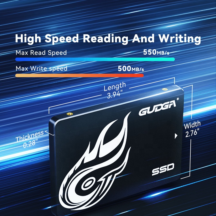 SSD Sata3, Gudga, 2,5 550Mbs/500Mbs