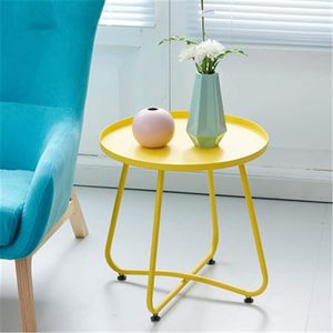 Metal <b>Round</b> Multicolor <b>Side</b> <b>Tables</b> Customizable Powder Coated Rust Proof Color Stylish Modern Design <b>side</b> <b>table</b> furniture - Product Image 3