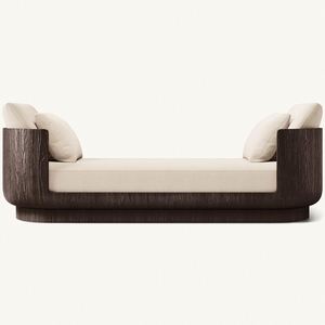 Cama de Pared Moderna Tapizada en Madera Sólida para Dormitorio o Sala de Estar - Product Image 5