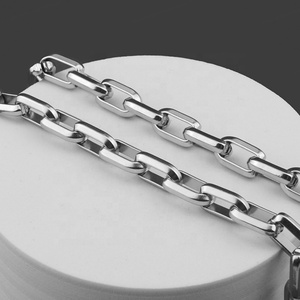 Chaînes, bijoux, breloques, design punk, acier inoxydable, carré, pas cher, en gros, cadeaux pour hommes - Product Image 1