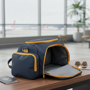 Heavy Duty IPX6 Waterproof 50L/60L <b>Duffel</b> <b>Bag</b> with Zipper Closure | RF-Welded TPU for Kayaking Camping & Rafting (Eco-Friendly) - Product Image 3